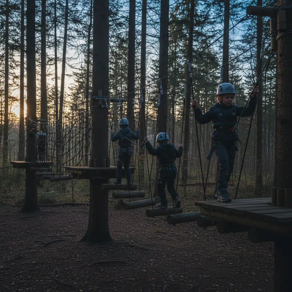 Beginner ropes course